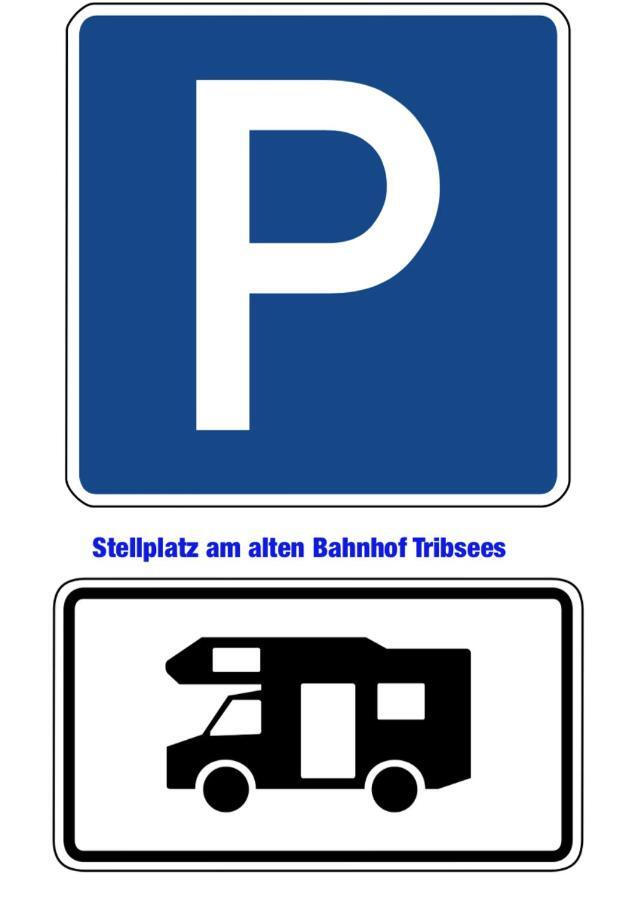 Stellplatz Am Alten Bahnhof Otel Tribsees Dış mekan fotoğraf